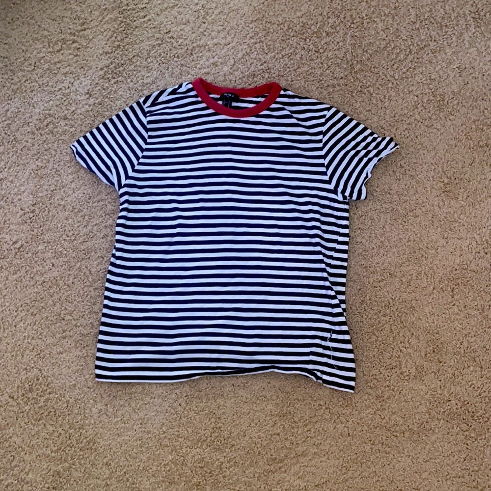 Stripped forever 21 t shirt
